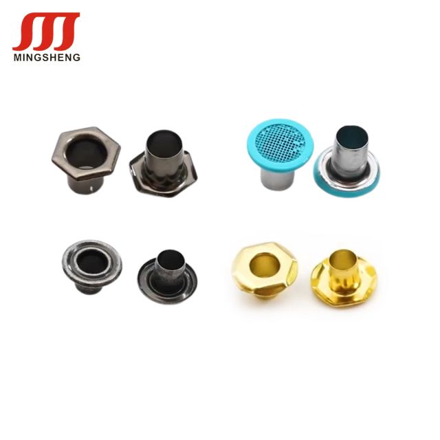 Metal Brass Gold Plated Tinny Running Shoe Lacing Grommets Eyelets