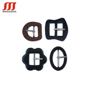 Flower Special Shape Custom Leather Bag Pin Buckles for Strap