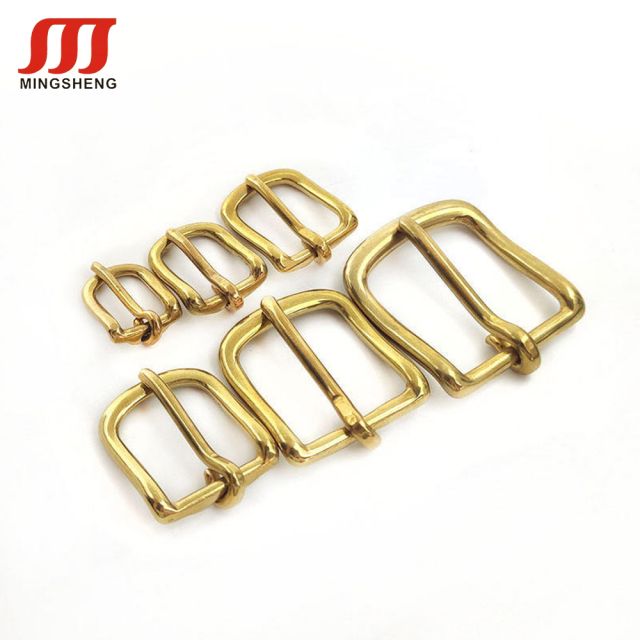 DIY Bag Belt Hardware Accessories Metal Brass Slider Buckle Clasp