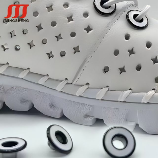 Silver Plated Luminous Fashion Design Shoe Lace Eyelets and Grommets