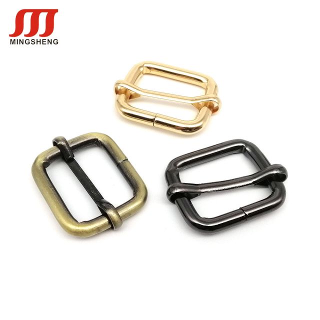 Custom Size 12mm 20mm 30mm Bag Strap Webbing Adjuster Slider Buckles