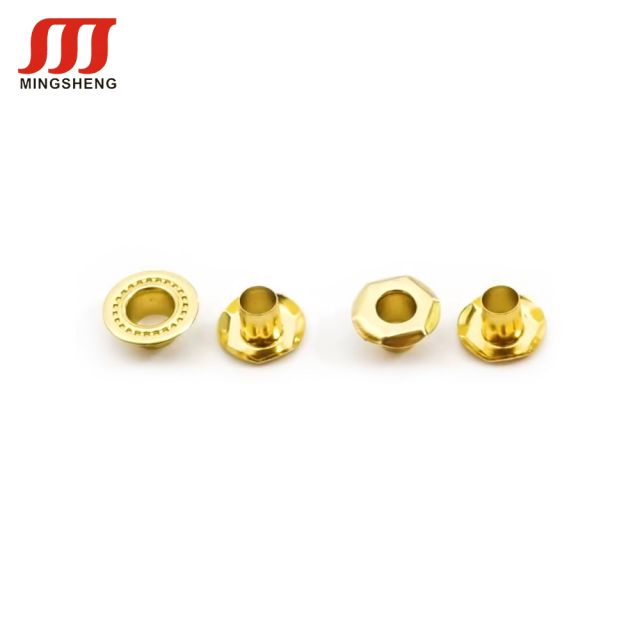 Metal Brass Gold Plated Tinny Running Shoe Lacing Grommets Eyelets